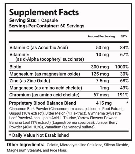 5-Pack Gluco Switch Pills - GlucoSwitch Pills For Blood Sugar Support-300 Caps - Picture 2 of 3