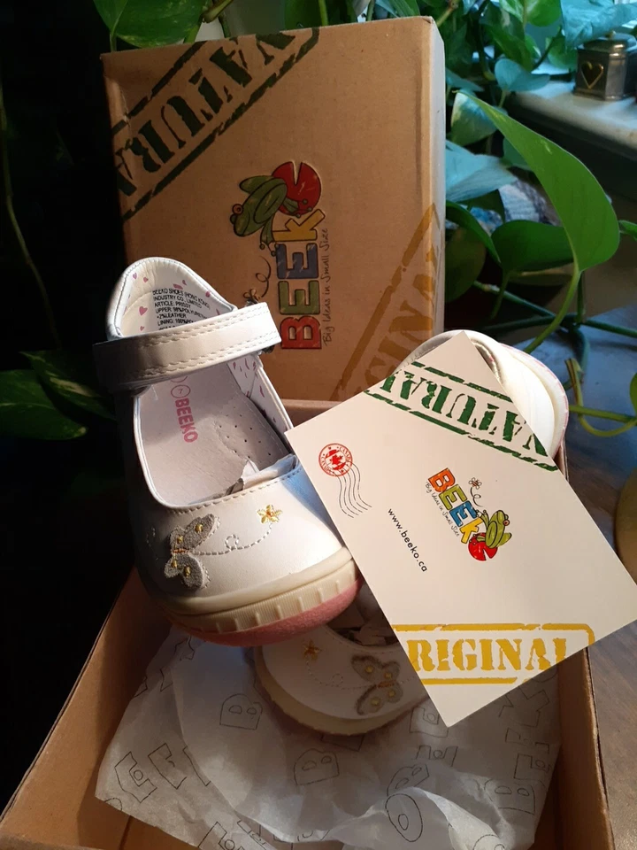 ¡NUEVO! ZAPATO BEEKO PRISSY CORREA AL TOBILLO PARA NIÑA PEQUEÑA MARY JANE TALLA 4.5 Foto 4 de 4