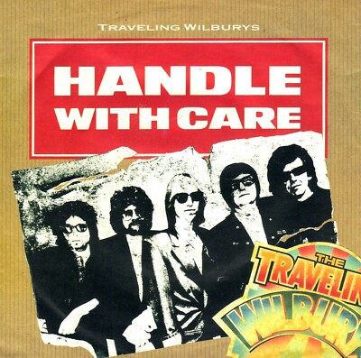 7'' Traveling Wilburys   Handle With ... (B. Dylan/G. Harrison/T.Petty/R.Orbison)
