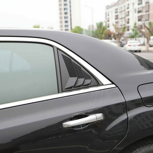 Side Window Louver Air Vent Hood Cover Trim For 2011+ Chrysler 300 Matte Black - Picture 8 of 20