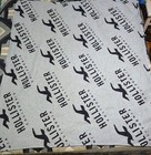 Hollister California Blanket RARE Throw 30"x 48 Lightweight Gray & Black Logo
