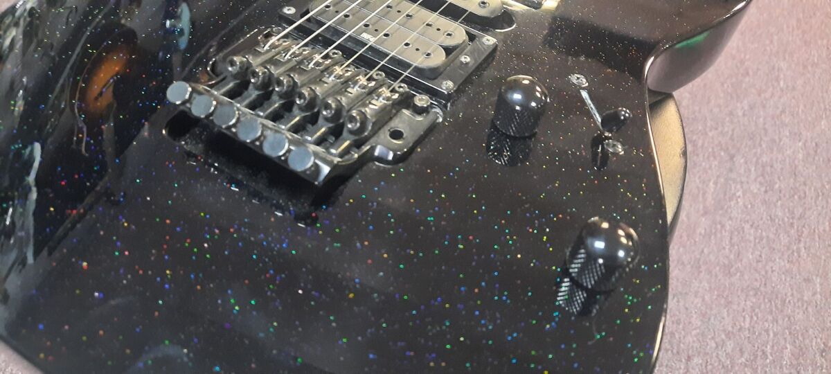 Ibanez RG370DX Sparkle Iridescent Rainbow Flake Electric Ibanez RG370DX Sparkle Iridescent Rainbow Flake Electric