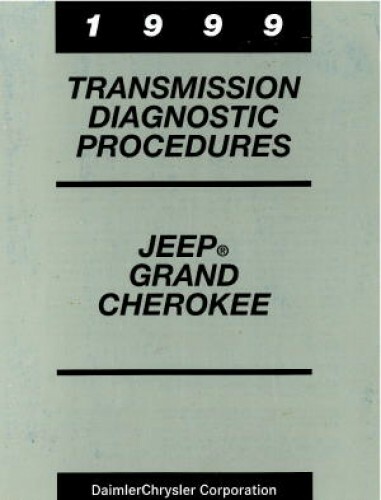 Jeep Grand Cherokee Transmission Diagnostic Procedures 1999 Used - Picture 1 of 1