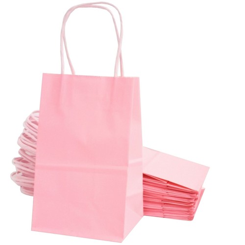 Bright Pink Paper Party Bags (Pack Of 12) | Hot Pink Party Supplies - View #9