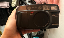 Minolta Freedom Zoom 70 35mm Point Shoot Film Camera TESTED