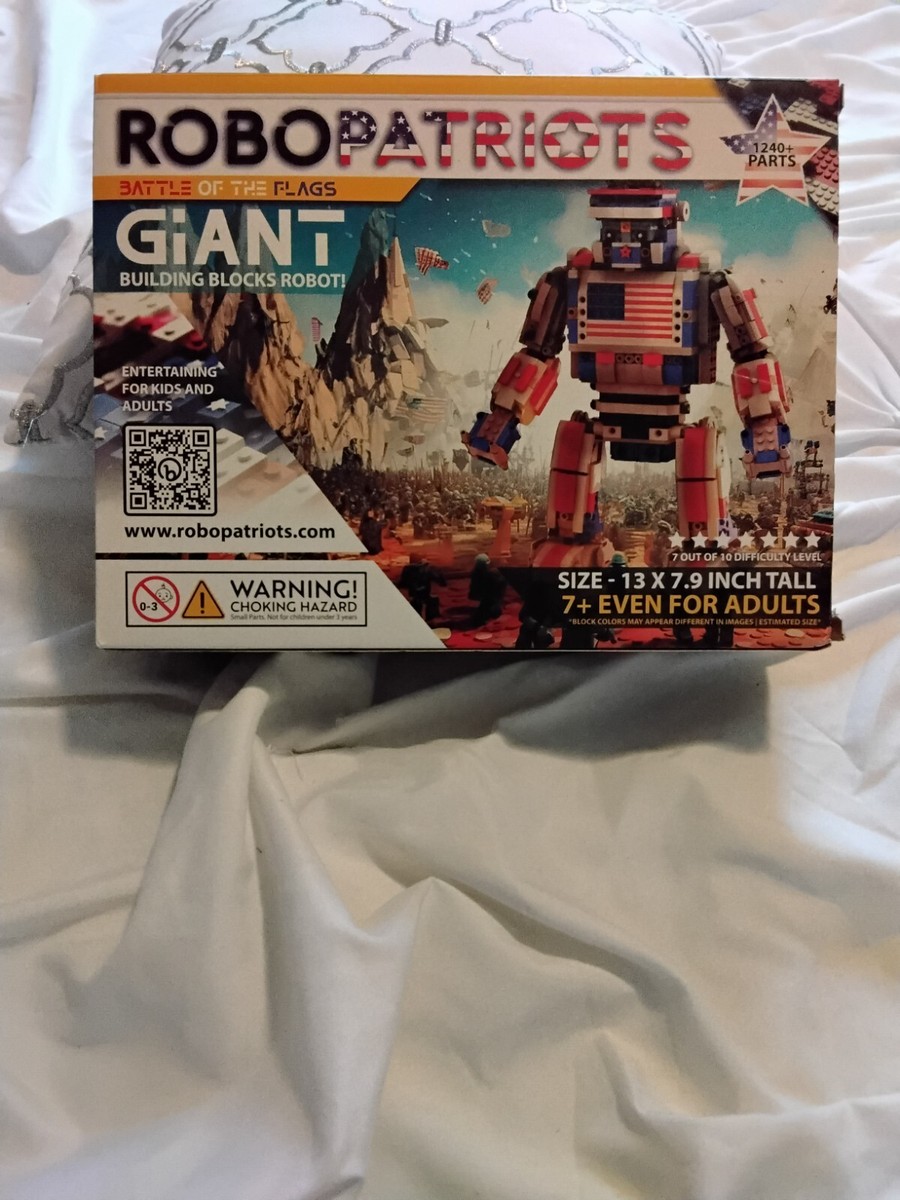Robopatriot Robot Kit Toys Transformer Building Blocks Legos 1240 Pieces  Giant