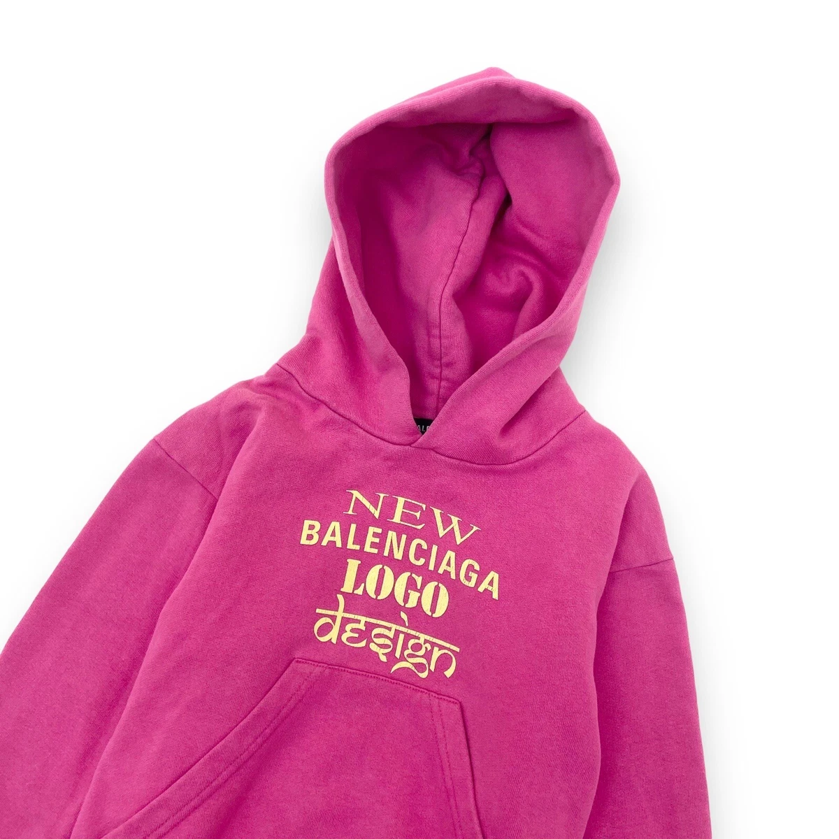Balenciaga new deals logo hoodie