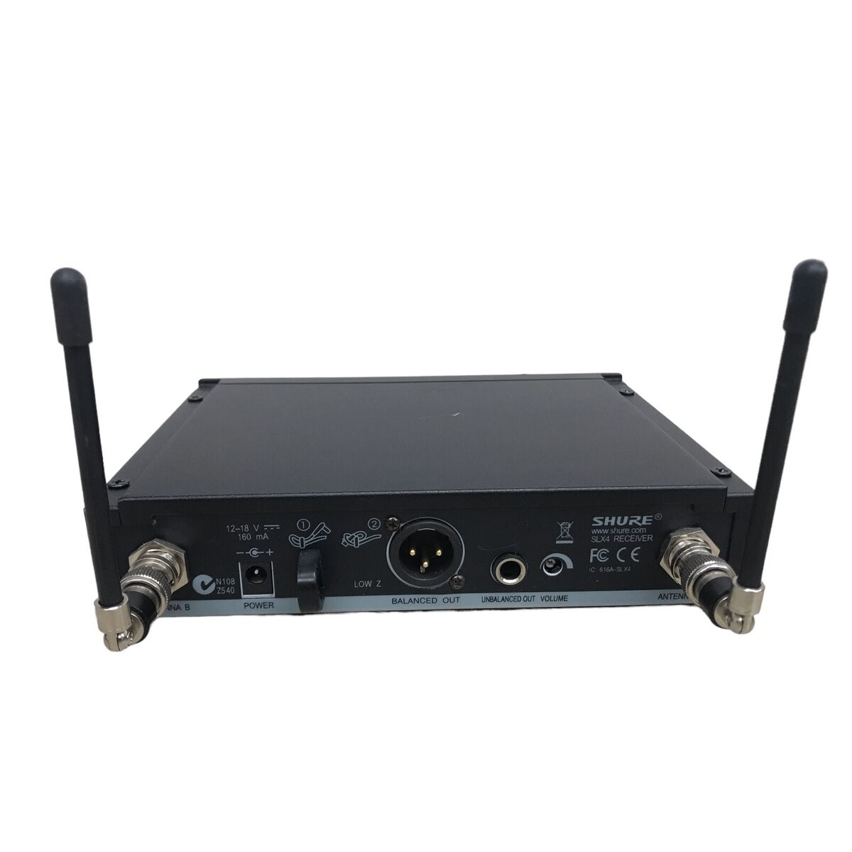 Shure SLX4 L4 Wireless Microphone Receiver 638-662 MHz No AC Shure SLX4 L4 Wireless Microphone Receiver 638-662 MHz No AC