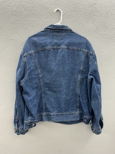 Lee Mens Jean Jacket Size XL Blue Denim Button Up Authentic Jacket Vintage - Picture 7 of 11