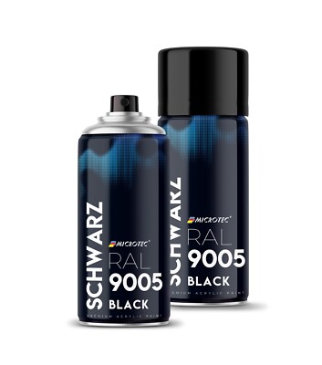 Microtec Sprühlack | 400ml | mattes/glänzendes Acryllackspray | Farbton wählbar