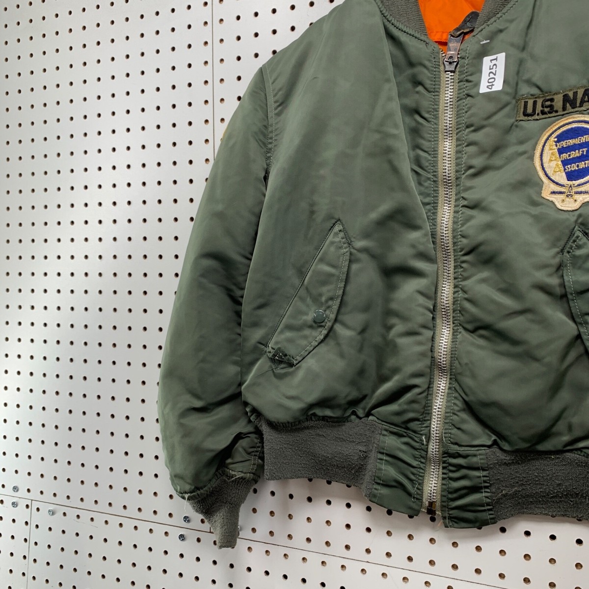Style Eyes & Co. U.S. NAVY MA-1ジャケット Style Eyes & Co. U.S. NAVY MA-1ジャケット VTG USAF Alpha