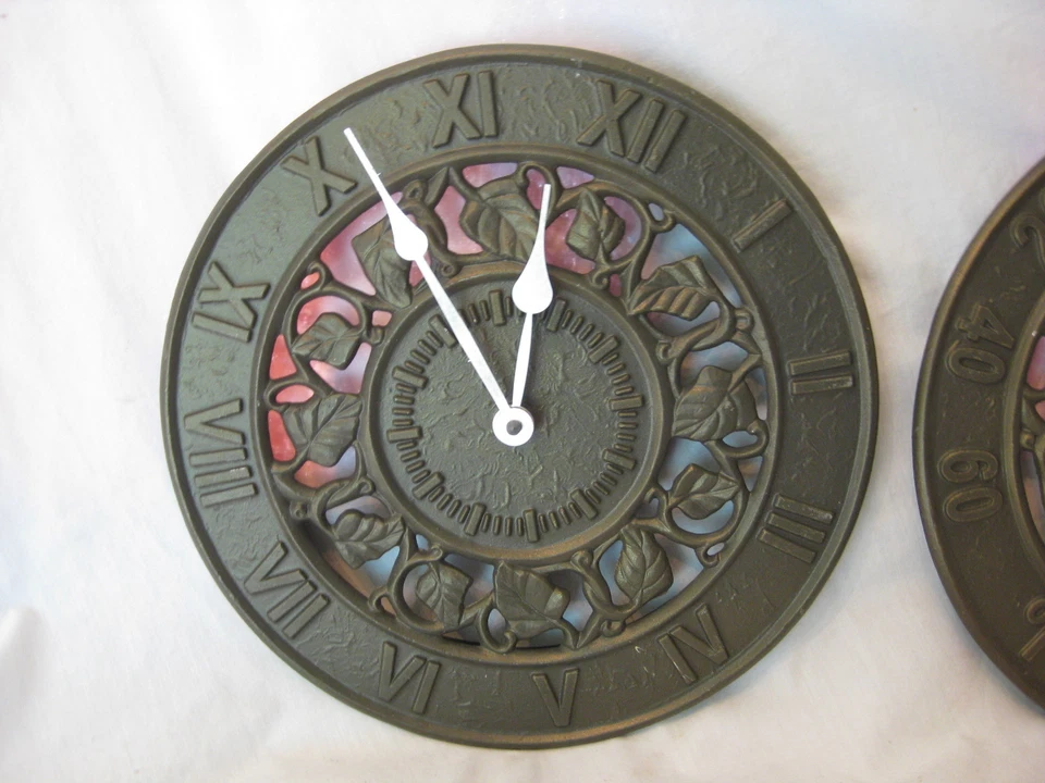 no probado *Productos Whitehall medidor de temperatura de metal sólido y reloj analógico Foto 2 de 4