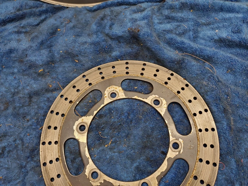 Rotores de freno delanteros Kawasaki Ninja EX 500 R EX500 500R 2002 Foto 4 de 4