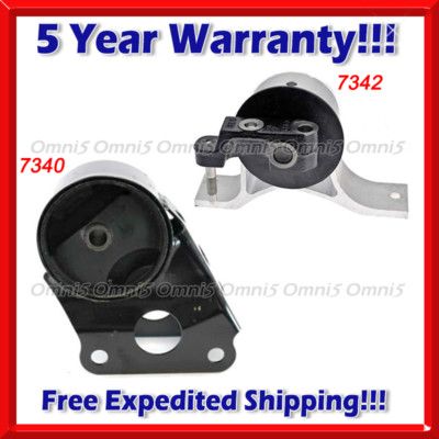 Fits 2002-2006 Nissan Altima 2.5L Front /& Front Right Motor Mount Set 7340 7342