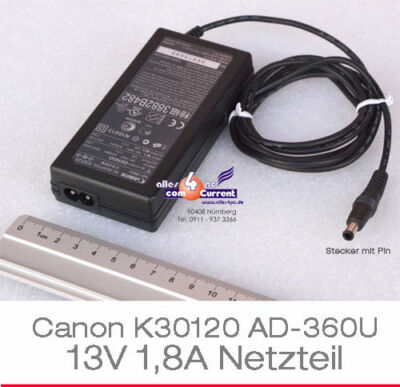 NETZTEIL 13V 1,8A K30120 K30123 FOR CANON PRINTER BJC-30 BJC-50 BJC-70 BJC-85