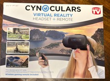 CYNOCULARS VIRTUAL REALITY HEADSET + REMOTE