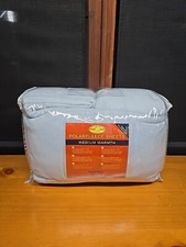 Berkshire Polarfleece Ice Blue Twin Set With Bonus Pillowcases Medium Warmth