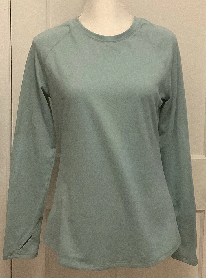 Juego de pijama Cuddl Duds Climate Right de 2 piezas talla M parte superior acuática maciza e inferior cielo estrellado Foto 4 de 4