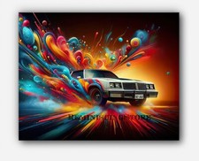 Buick Grand National 1980 Picture abstract Art splashes of paint #3 Reprint