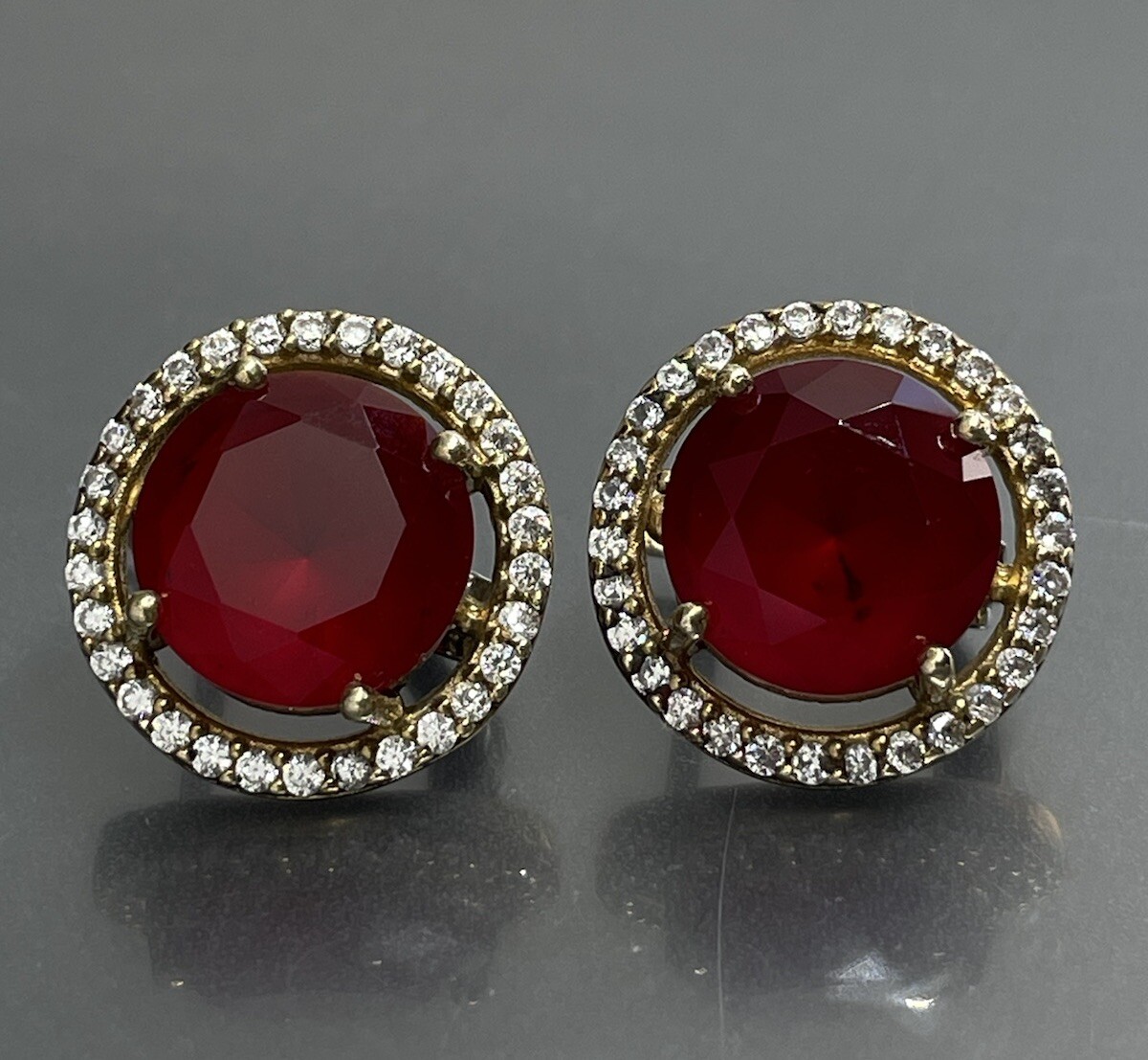 STERLING RUBY CHRON 美品 KARMA KAY x Rocksbox Pear-Shaped Lab-Created Ruby & Lab-Grown