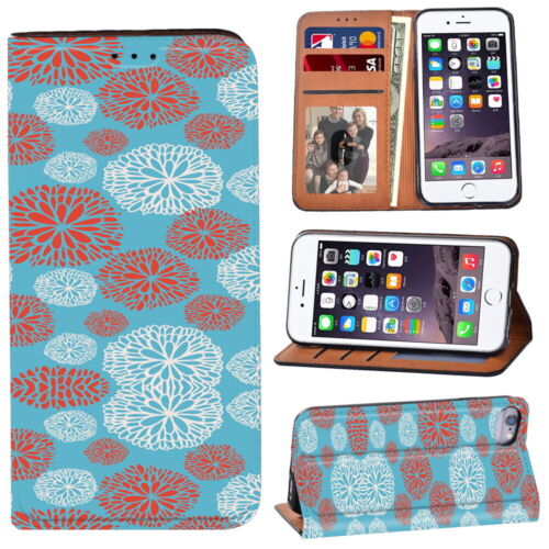 printing Color Leather Phone Cover Case For Apple iPhone 6 7 8 11 12 13 14/XR/SE - Picture 12 of 16