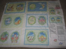 Multicolored Bazzoples Animal Cotton Fabric Book Panel