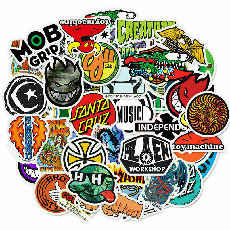 10/52Pcs Hoonigan Stickers Hoonigan Car JDM Racing Car Graffi Stickers Per Laptop Fai Da Te Skateboard Moto Bicicletta Sticker - Foto 6