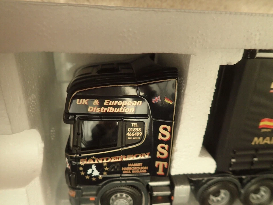 Corgi 1:50 CC12912 Scania Topline Curtainside Sanderson Undisplayed MIB - Image 4 of 4