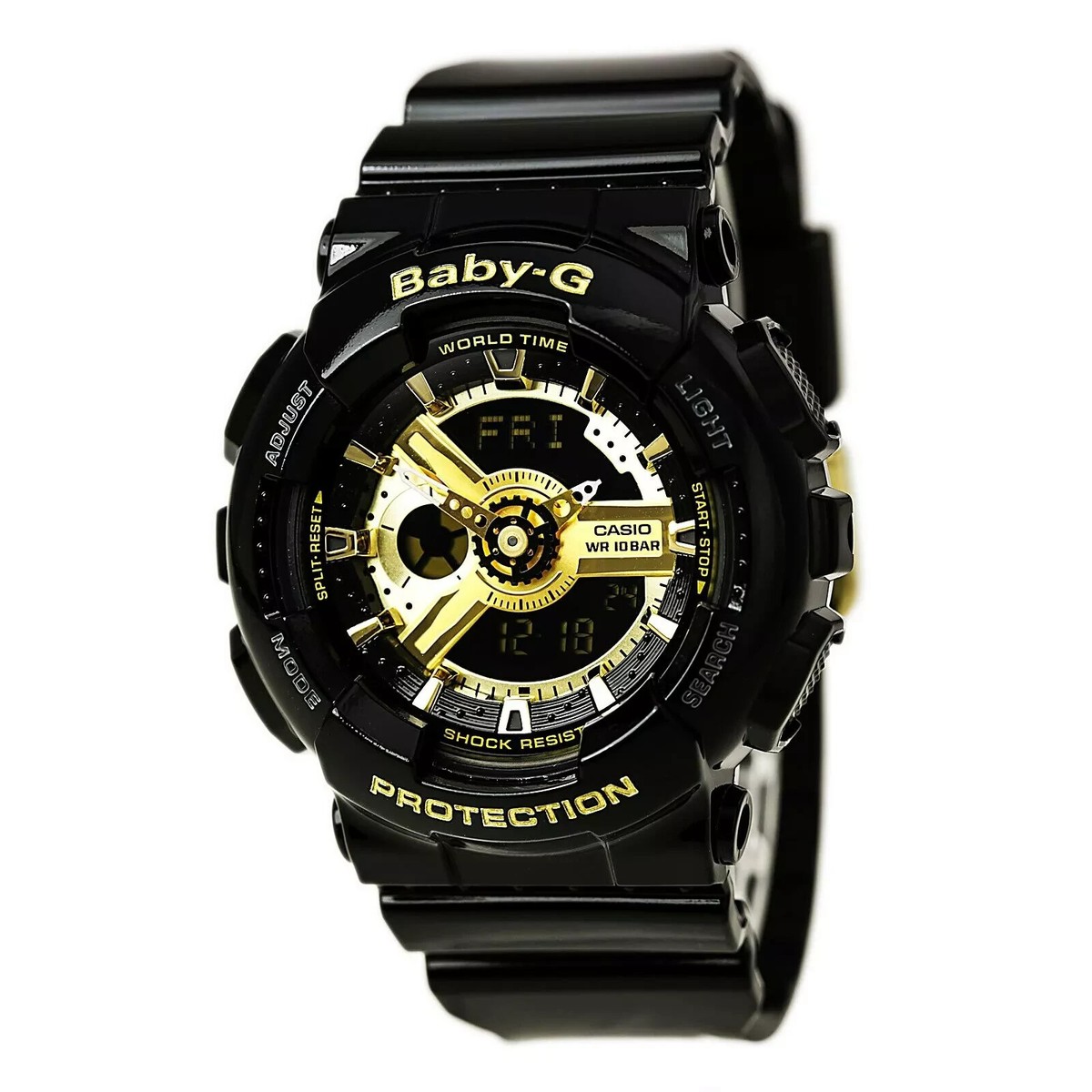 CASIO Baby-G BA-110X-1AJF レディース ブラック 新品 Casio Baby-G Women's Black Watch - BA110-1A for sale online
