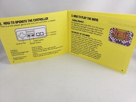 MANUAL NES - TOXIC CRUSADERS -Nintendo 'Replacement' Instruction Booklet AVENGER