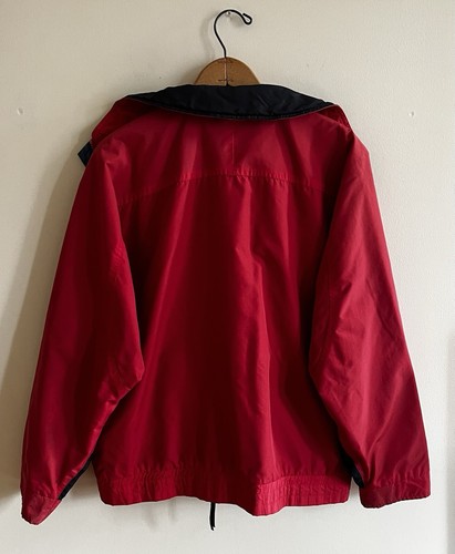 Eastern Mountain Sports EMS Vintage Red Blue Double Zip Up Jacket Size Medium - Picture 8 of 11