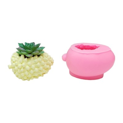 3D Pineapple Silicone Mold Desktop Ornament Succulent Planter Flowerpot Mold