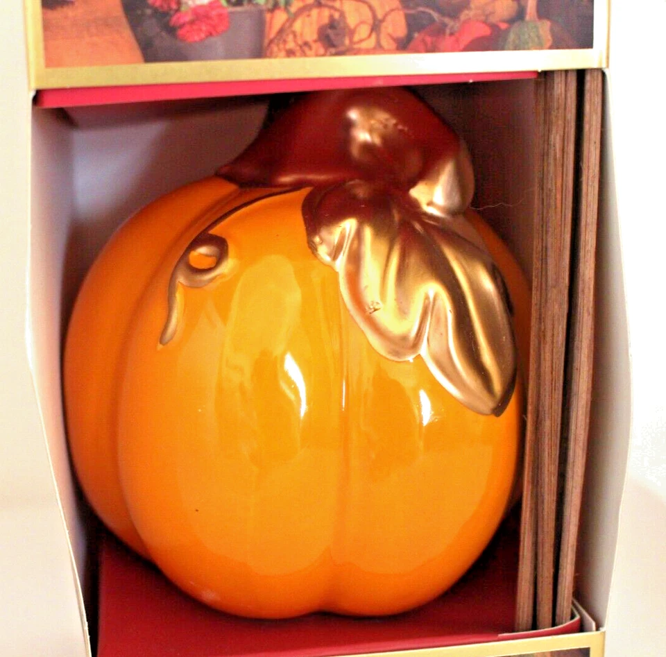NEW GC PUMPKIN SPICE SCENTED FRAGRANCE DIFFUSER w/12 STICKS /JAR 5.28fl/150ml - Image 3 of 4