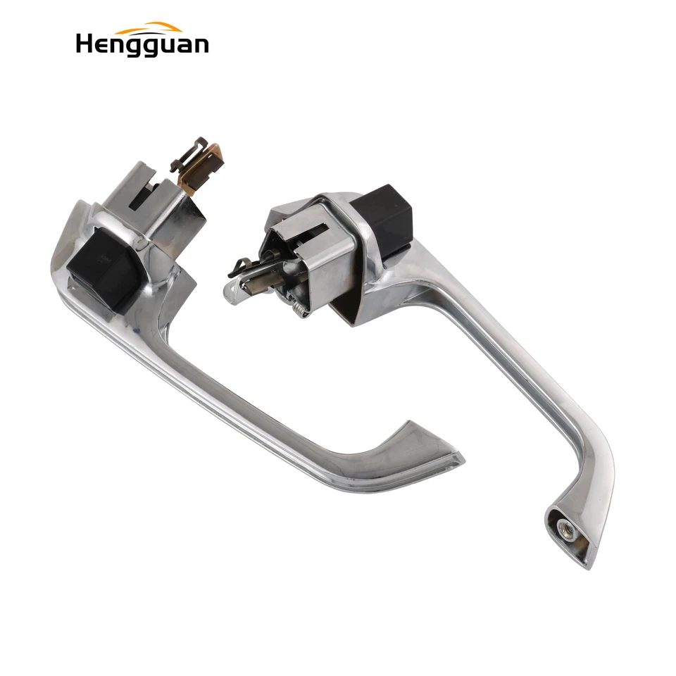 Door Handle Pair Set Chrome Outer Outside Exterior for Chevy GMC Pickup Truck - Изображение 3 из 4