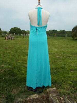 NEXT Soft Jersey Halter Neck Maxi Dress Body Shaper Lining Size 16 BNWT RRP  38 | eBay UK