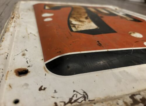 7 UP Embossed Metal Sign 7up Soda Pop Vintage Steel 1960s Stout Co ~St. Louis MO - Picture 13 of 22