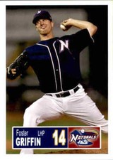 2018 Northwest Arkansas Naturals Grandstand #11 Foster Griffin Orlando Florida 