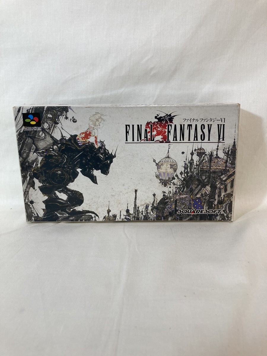 g596]Final Fantasy VI 6 Super Famicom SFC Japan import Boxed +