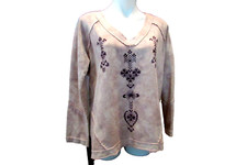 Free People We The Free Pink TIE DYE Sweatshirt Size Small Oversized-NWOT