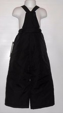Rothschild Girls Convertible Bib Snow Ski Pants Black Four 4 NWT