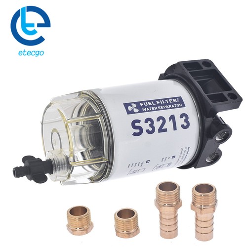 S3213 para motor fueraborda marino 3/8" NPT filtro de combustible/sistema separador de agua - Imagen 2 de 10