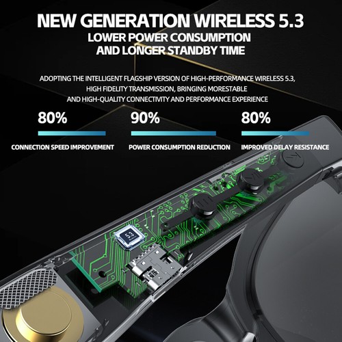 AI Intelligent Translation Glasses Bluetooth-Compatible 5.4 for Men Women IT - Bild 4 von 12