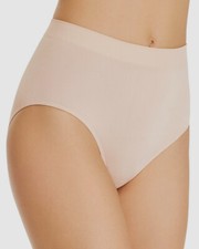 15 Wacoal Women's Beige Solid High Waist Smooth Seamless Brief Panty Size S/5