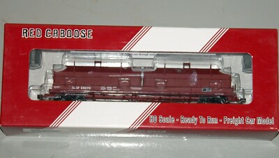 HO RED CABOOSE RR-32536-7 100 TON EVANS COIL CAR FRISCO SL-SF 69070