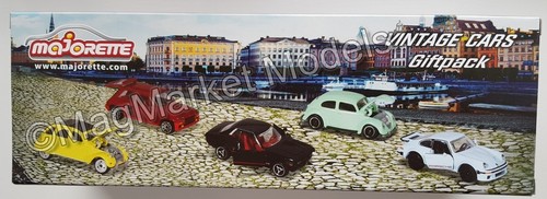 MAJORETTE · VINTAGE CAR GIFTPACK · 5-CAR SET · 1:64 · BRAND NEW IN SEALED PACK - Picture 4 of 4