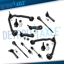 12pc Front Upper Control Arms Ball Joint Pitman Arm Kit for Suburban Tahoe Yukon