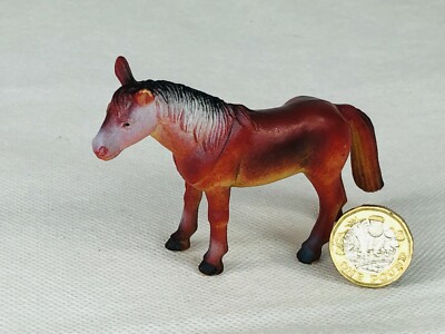 Pferd Spielzeug Tier niedliche Wildtiere Zoo Figur Make Believe Sammlerstück b