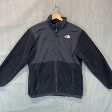 The North Face Denali Fleece Jacket Girls XL Black Polartec Full Zip Outdoor