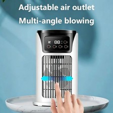 6-Speeds Portable Air Cooler Fan 300ML Tank Ice Cold Cooling Conditioner Summer