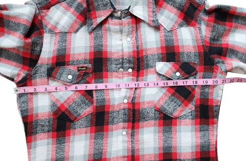 Camicia uomo vintage Wrangler western a scatto perla anni 60 manica lunga western rodeo - Foto 3 di 8